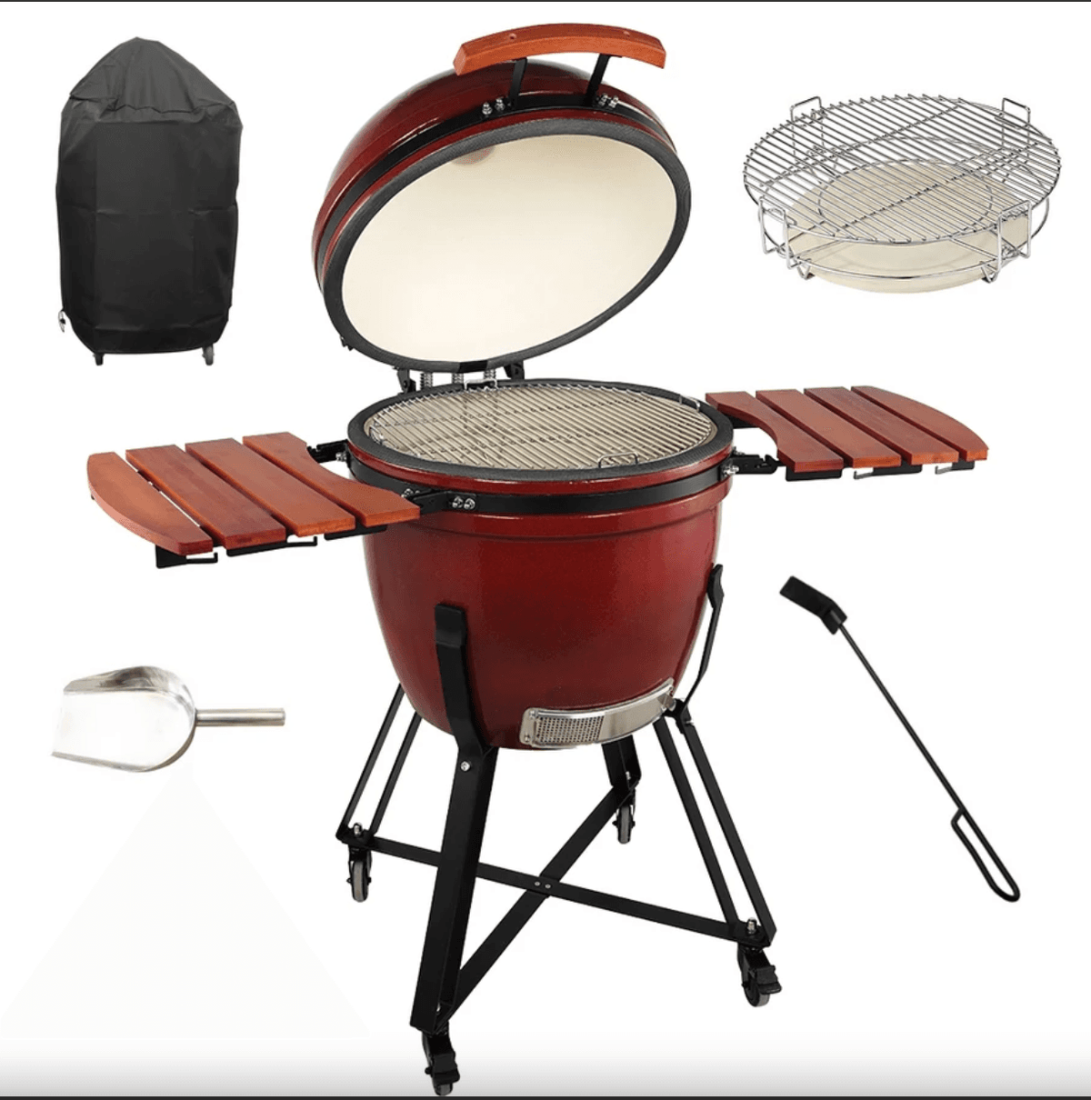 Grătar Ceramic Kamado Dave Bordo Premium Line 60 cm