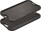 Pachet Outdoor Tavă Grill Reversibilă din Fontă 51cm + Hamac Camping Bicolor