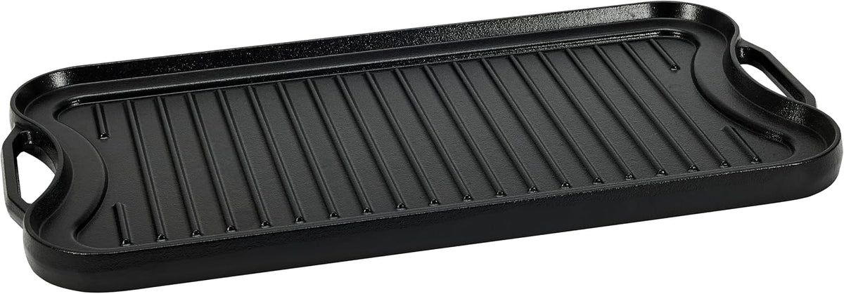 Tava grill reversibila din fonta  51 x 26 x 2.5 cm