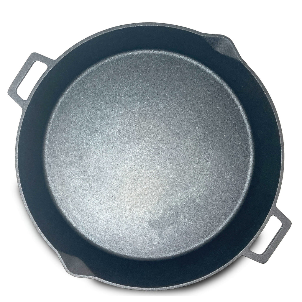 Tava rotunda de fonta 43x7.5 cm