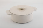 Set vase fontă Anden – 6 piese, email crem
