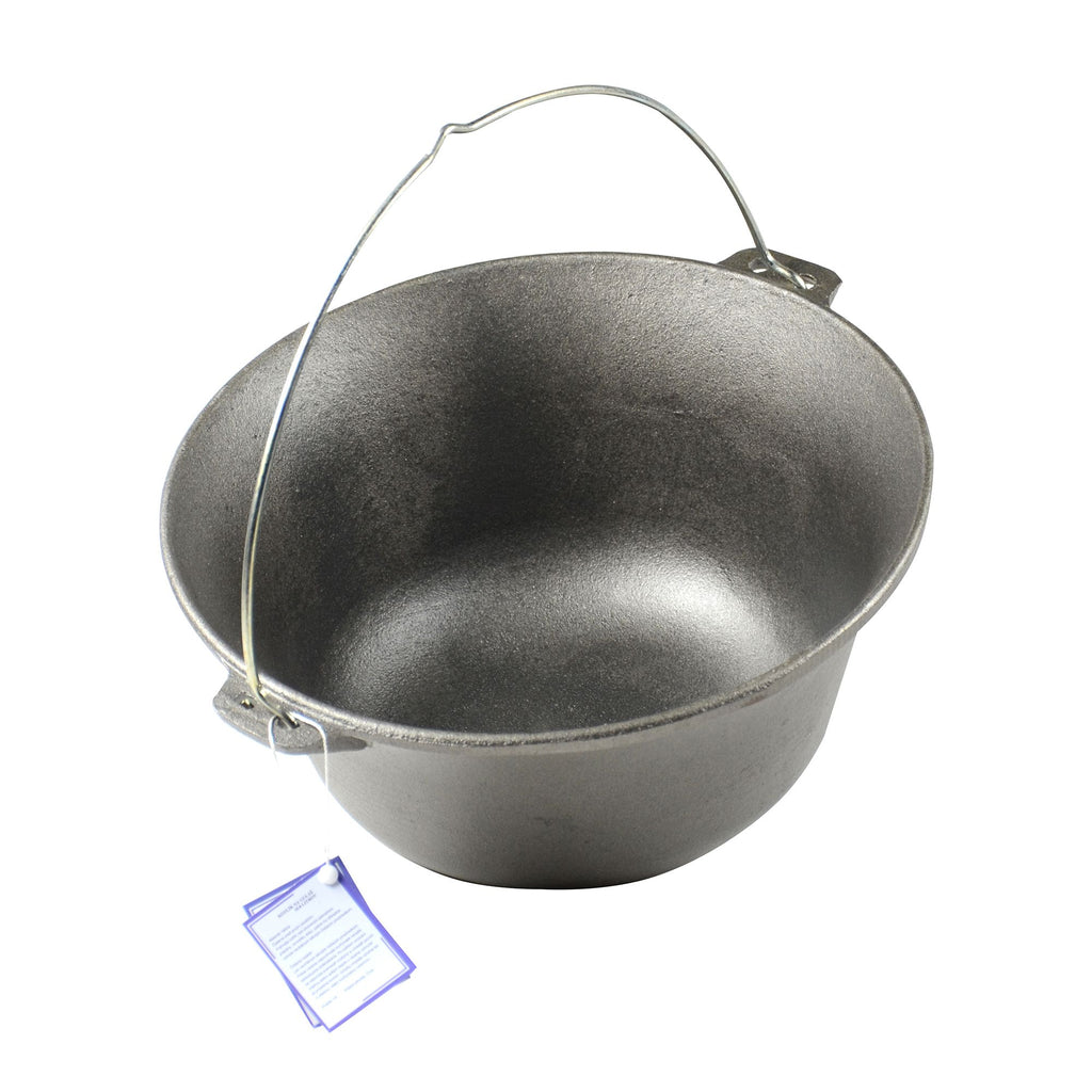 Set Sobă inox Ø 36 cm + Ceaun fontă 16 litri