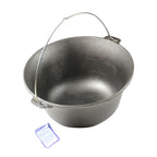 Set Sobă inox Ø 36 cm + Ceaun fontă 16 litri