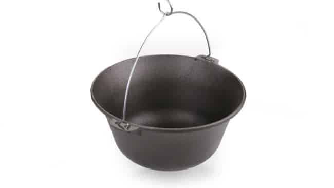 Ceaun de fonta de 22 litri + capac