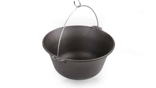 Ceaun de fonta de 22 litri + capac