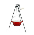 Ceaun fonta emailata 10.8 l +trepied reglabil
