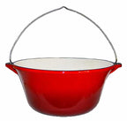Ceaun fonta emailat 7.2 l + trepied