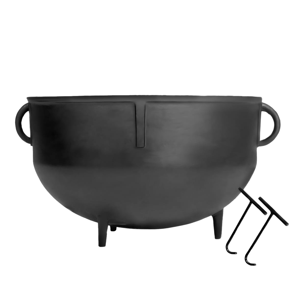 Ceaun fonta pura cu capac 45 litri