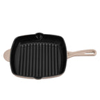 Tigaie Grill din Fontă Emailată 26x26 Cappuccino
