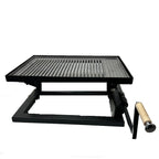 Gratar reglabil 60x45 cm din otel si fonta