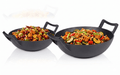 Set Premium doua Wok-uri din Fontă Pură 32 cm și 36 cm