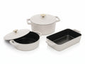 Set 3 produse de fonta emailata gama Monaco
