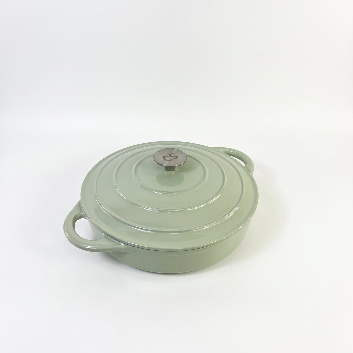 Cratiță din fontă  Verde Pistachio – 28 cm