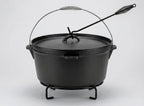Ceaun fonta cu capac 8 litri + accesorii incluse HIT