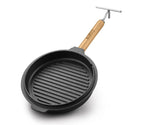 Ceaun din fonta natur cu capac grill 12 litri