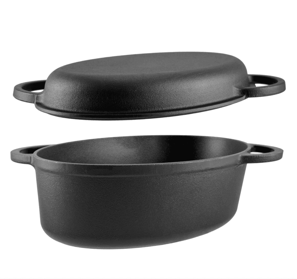 Oala ovala fonta 2 in 1 pura 6.5 litri