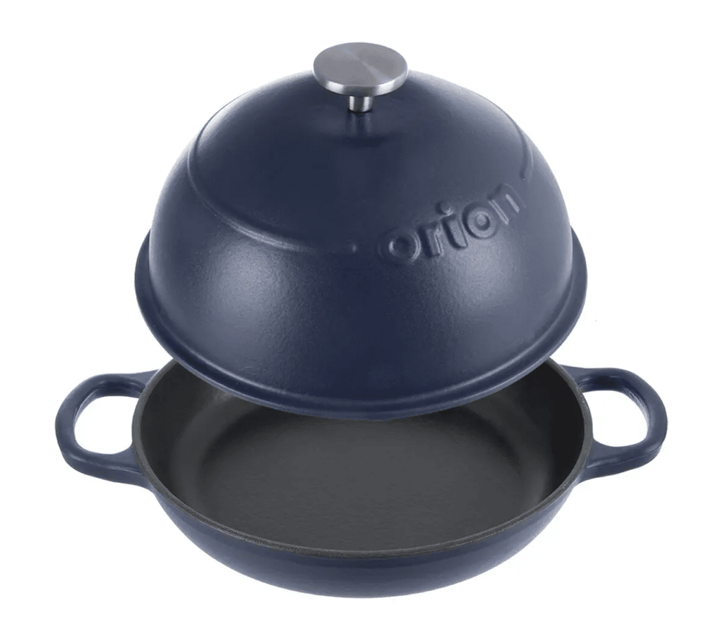 Set forma si tava din fonta emailata de copt paine Praga