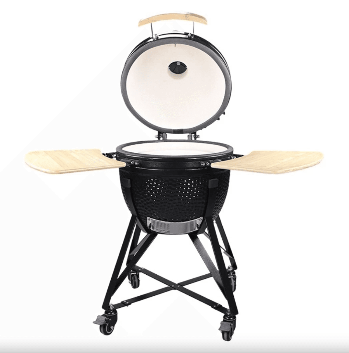 Grătar Ceramic Kamado Dave Negru M 20 inch