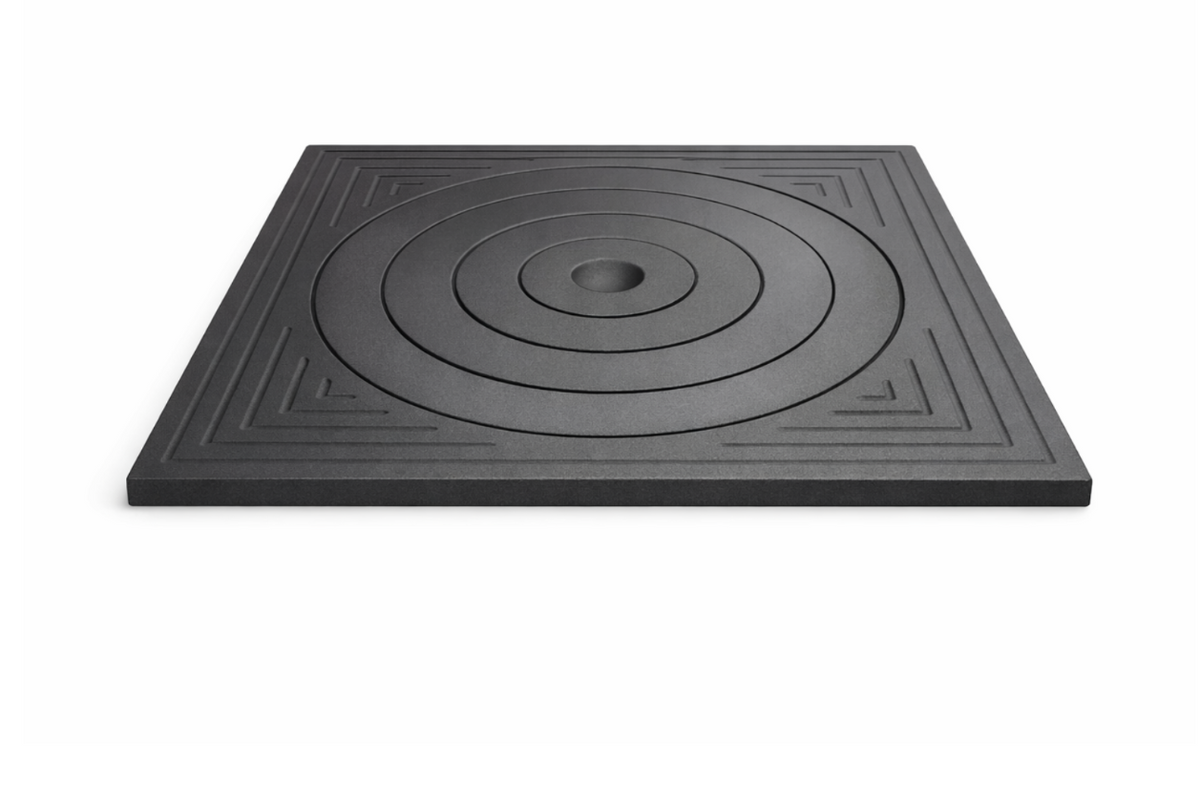 Plită din fontă masivă pentru s 530 x 560 mm, grosime 17 mm
