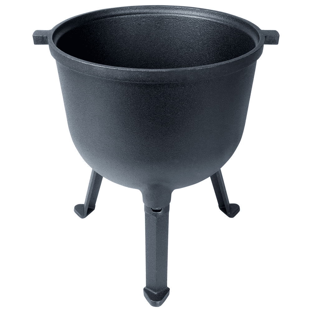 Ceaun vanatoresc cu capac 10 l fonta natur
