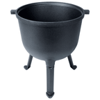Ceaun vanatoresc cu capac 10 l fonta natur