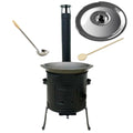 Soba cu ceaun de fonta natur 16 l