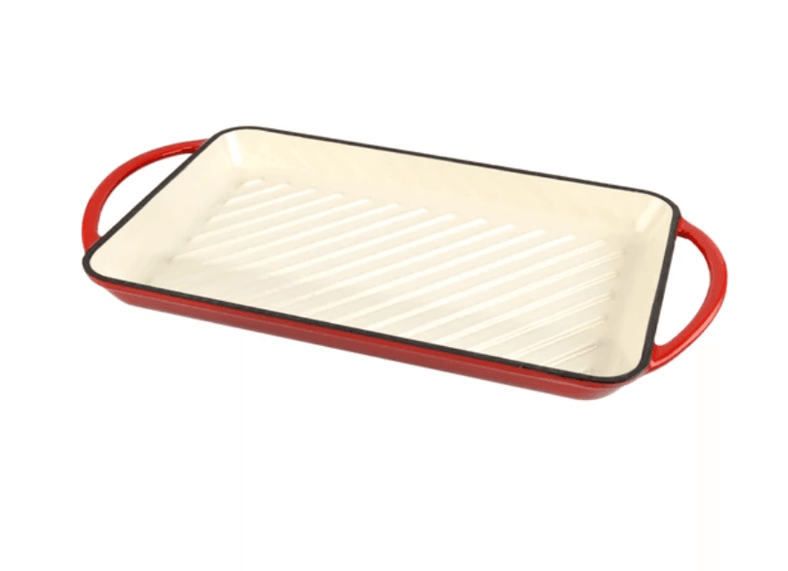 Set cratita, tigaie si grill din fonta emailata