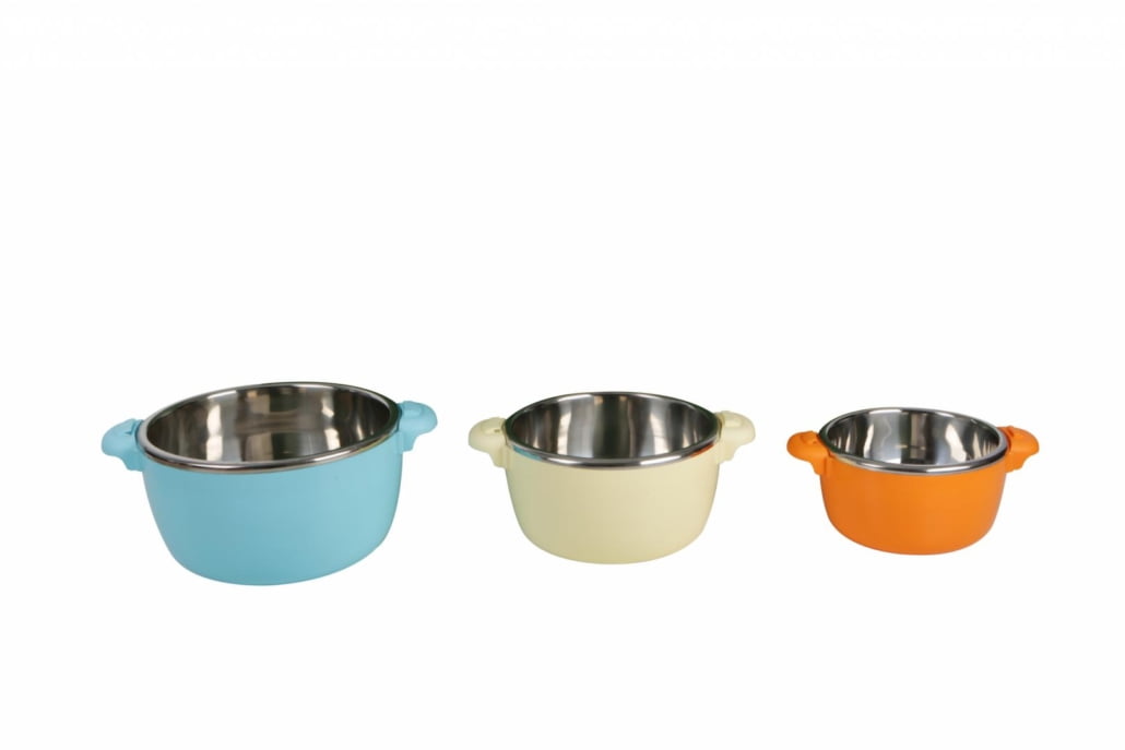 SET 3 CASEROLE TERMICE 2+4+6L,BELLY BLUE, ART OF DINING BY HEINNER
