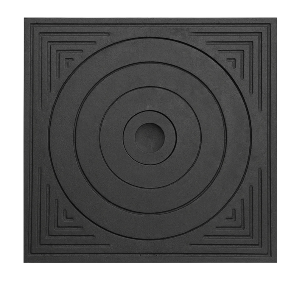 Plită din fontă masivă pentru s 530 x 560 mm, grosime 17 mm