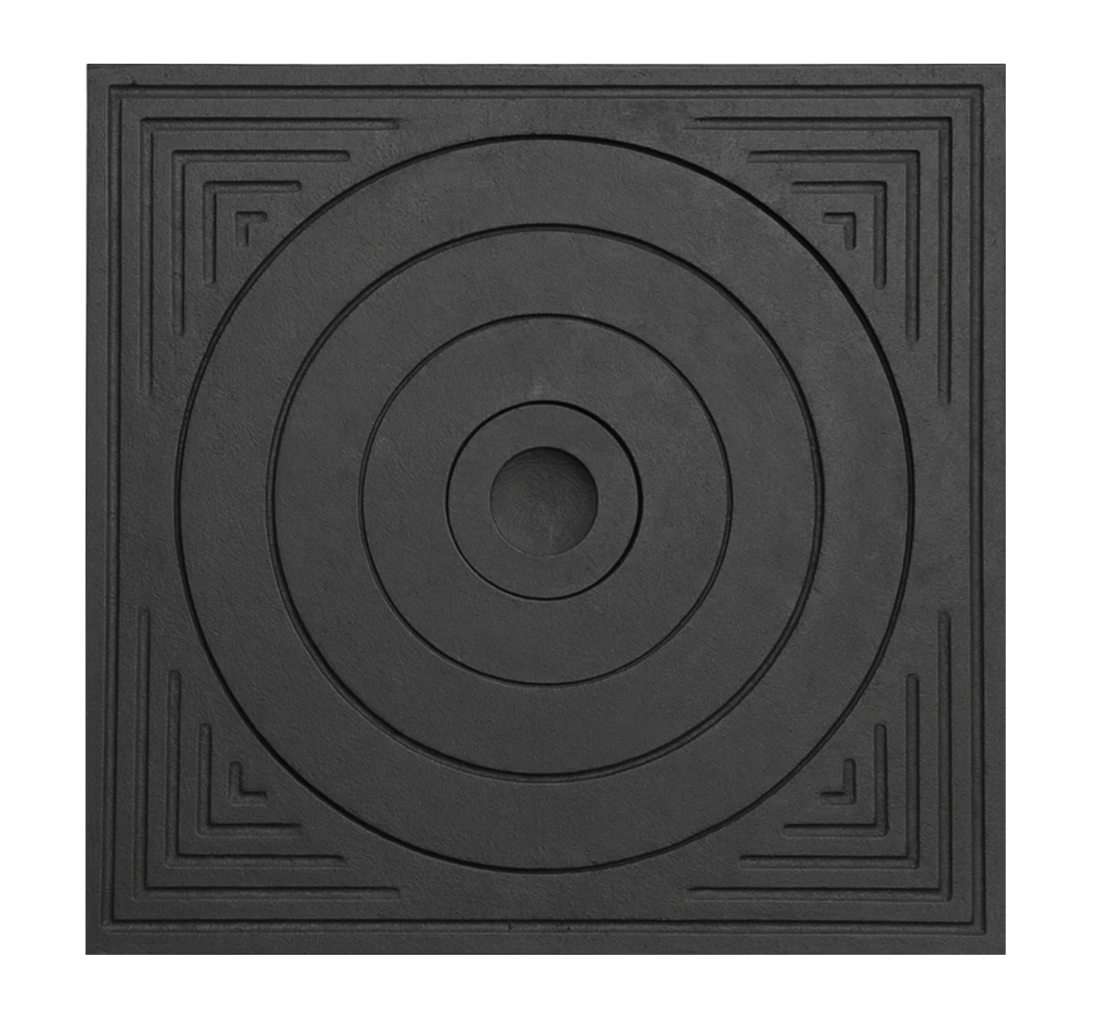 Plită din fontă masivă pentru s 530 x 560 mm, grosime 17 mm