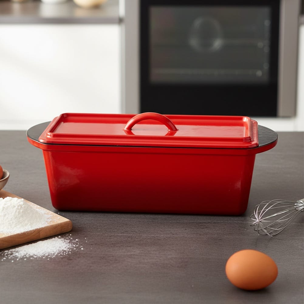Forma de copt paine cu capac rosso
