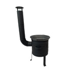 Soba, accesorii si ceaun fonta pura 30 litri