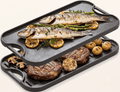 Set Duet 2 x Plită Tavă Grill Reversibilă din Fontă 51x26 cm