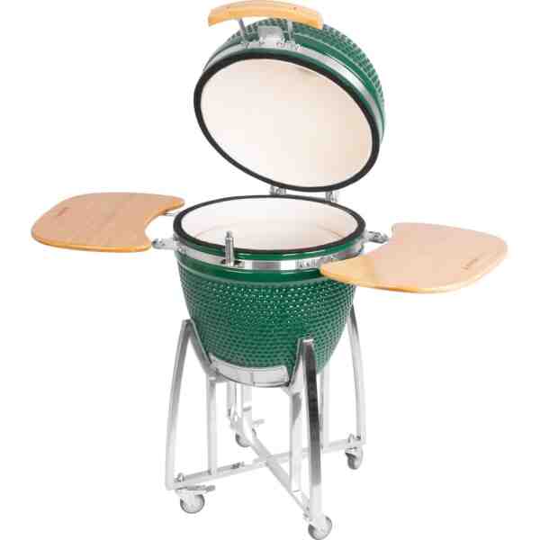 Kamado Dave: Excelență în Arta Gătitului la Foc Deschis  Egg 21" GREEN