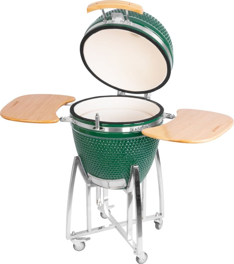 Kamado Dave: Excelență în Arta Gătitului la Foc Deschis  Egg 21" GREEN